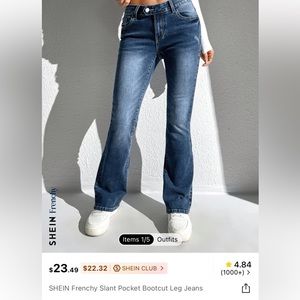 SHEIN bootcut jeans